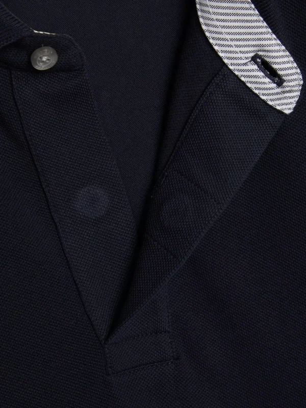 Tommy Hilfiger Adaptive 1985 Collection meliertes Regular Fit Poloshirt DESERT SKY Outlet