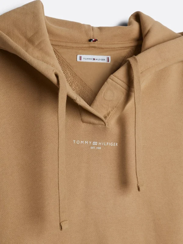 Tommy Hilfiger Adaptive Hoodie mit Logo und Tunnelzug CLASSIC KHAKI Hot