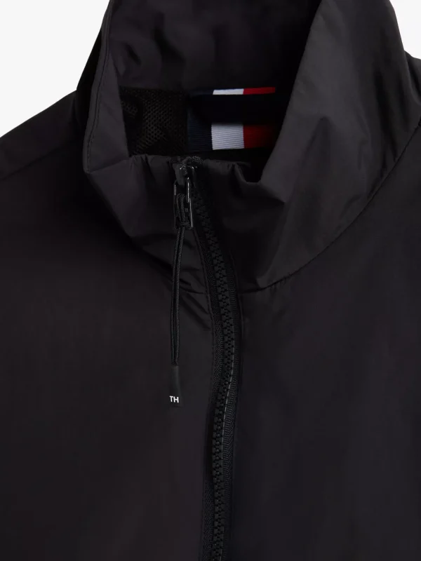 Tommy Hilfiger Adaptive Reißverschlussjacke mit Trichterkragen BLACK Fashion