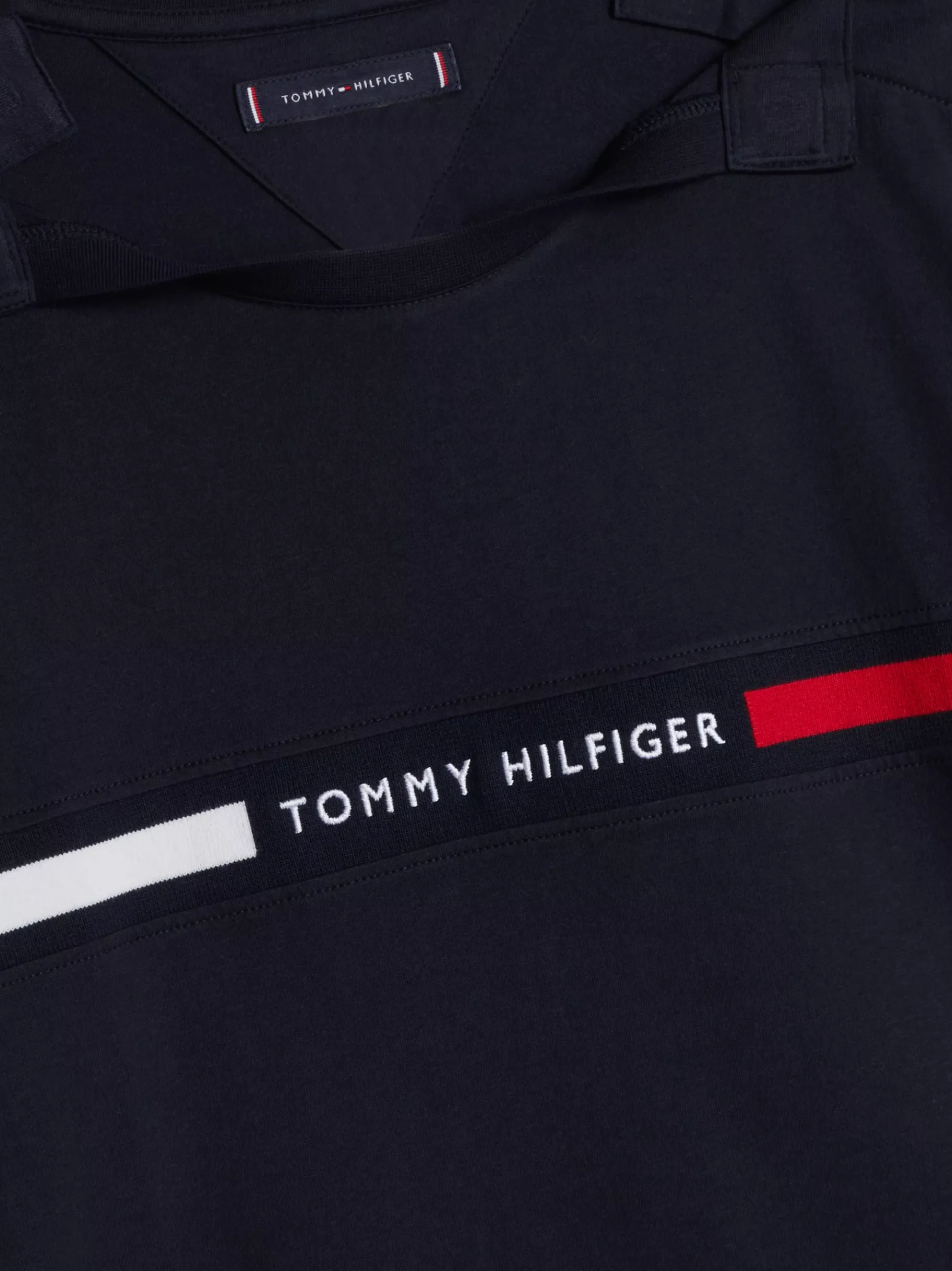 Tommy Hilfiger Adaptive Rundhals-T-Shirt mit Logo DESERT SKY Sale