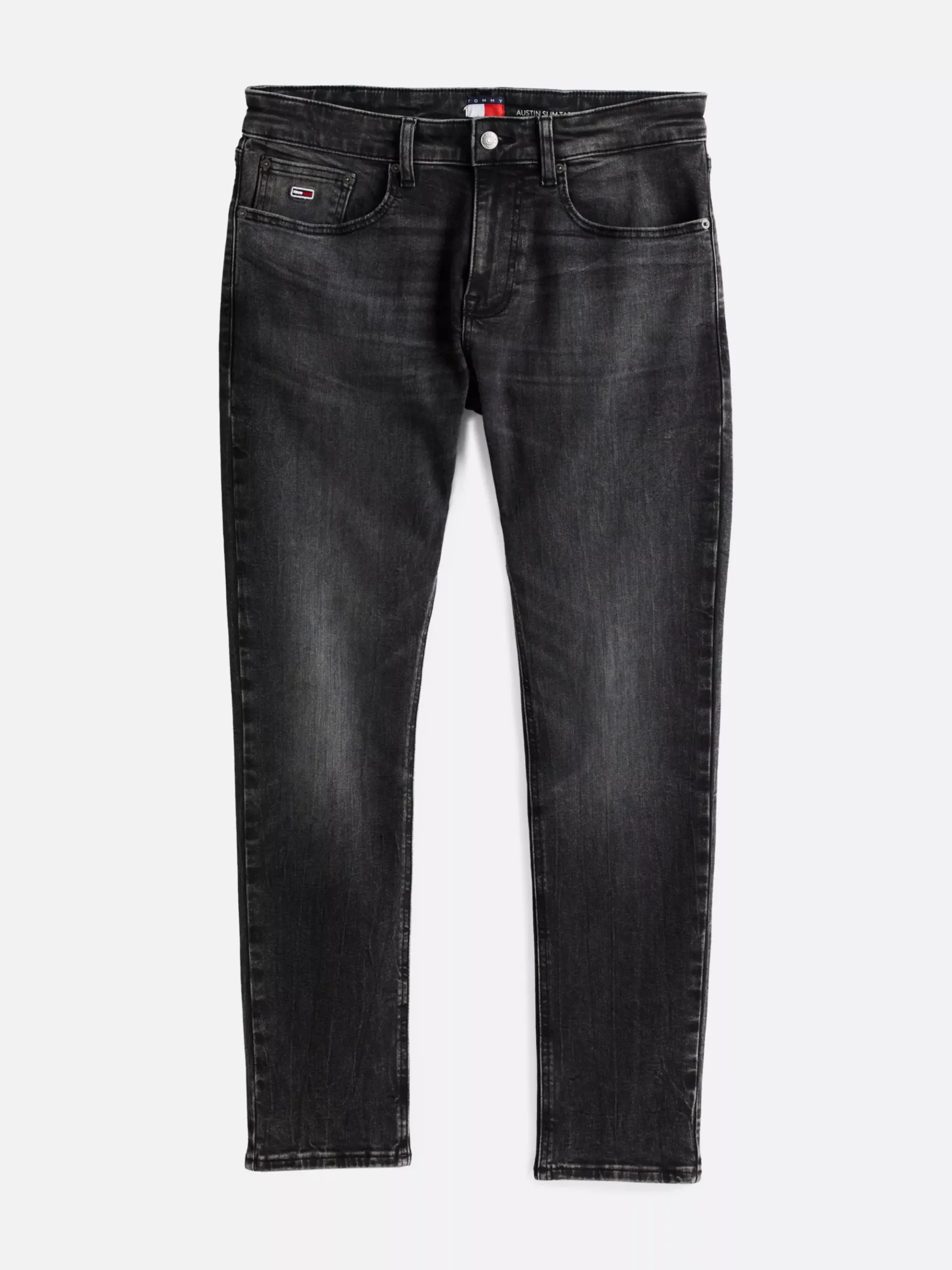 Tommy Hilfiger Austin Slim Tapered Jeans in Schwarz DENIM BLACK New