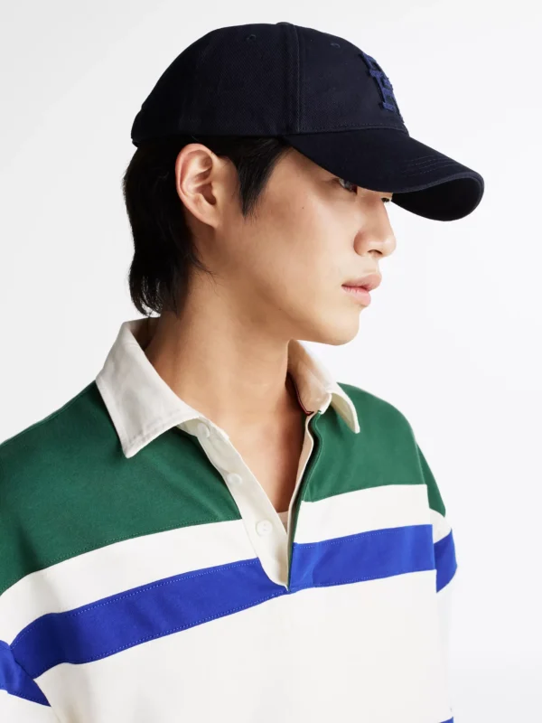 Tommy Hilfiger Baseball-Cap mit TH-Monogramm-Applikation SPACE BLUE New