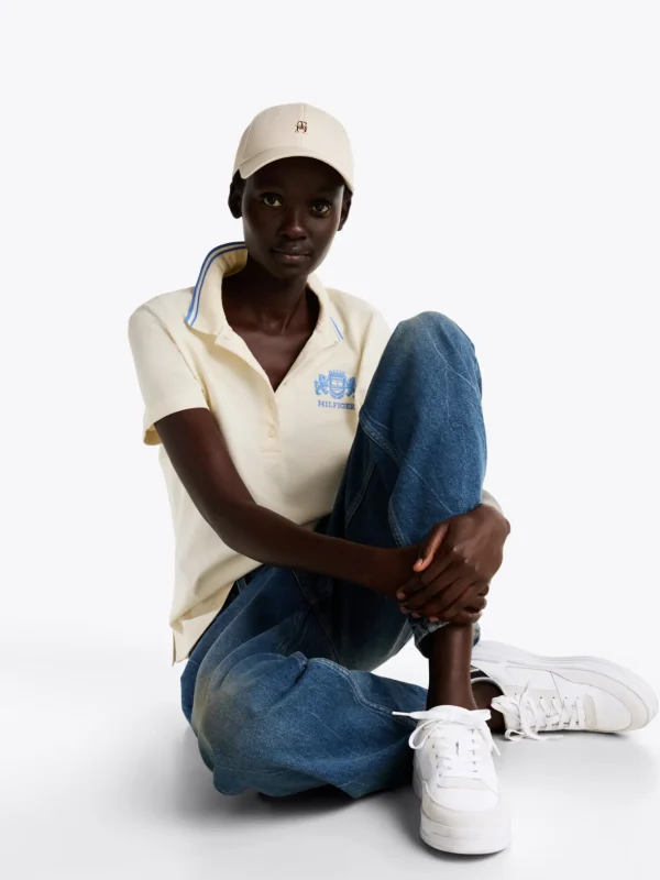 Tommy Hilfiger Basketball-Sneaker mit Metallic-Einsatz WHITE Cheap