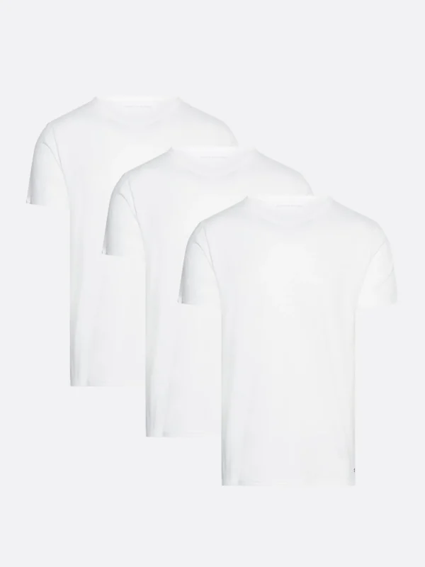 Tommy Hilfiger Baumwoll-T-Shirts im Dreierpack WHITE/ WHITE/ WHITE Flash Sale