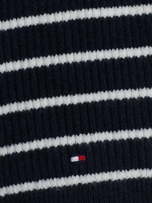 Tommy Hilfiger Beanie und Schal mit Streifen als Geschenkset DESERT SKY Store