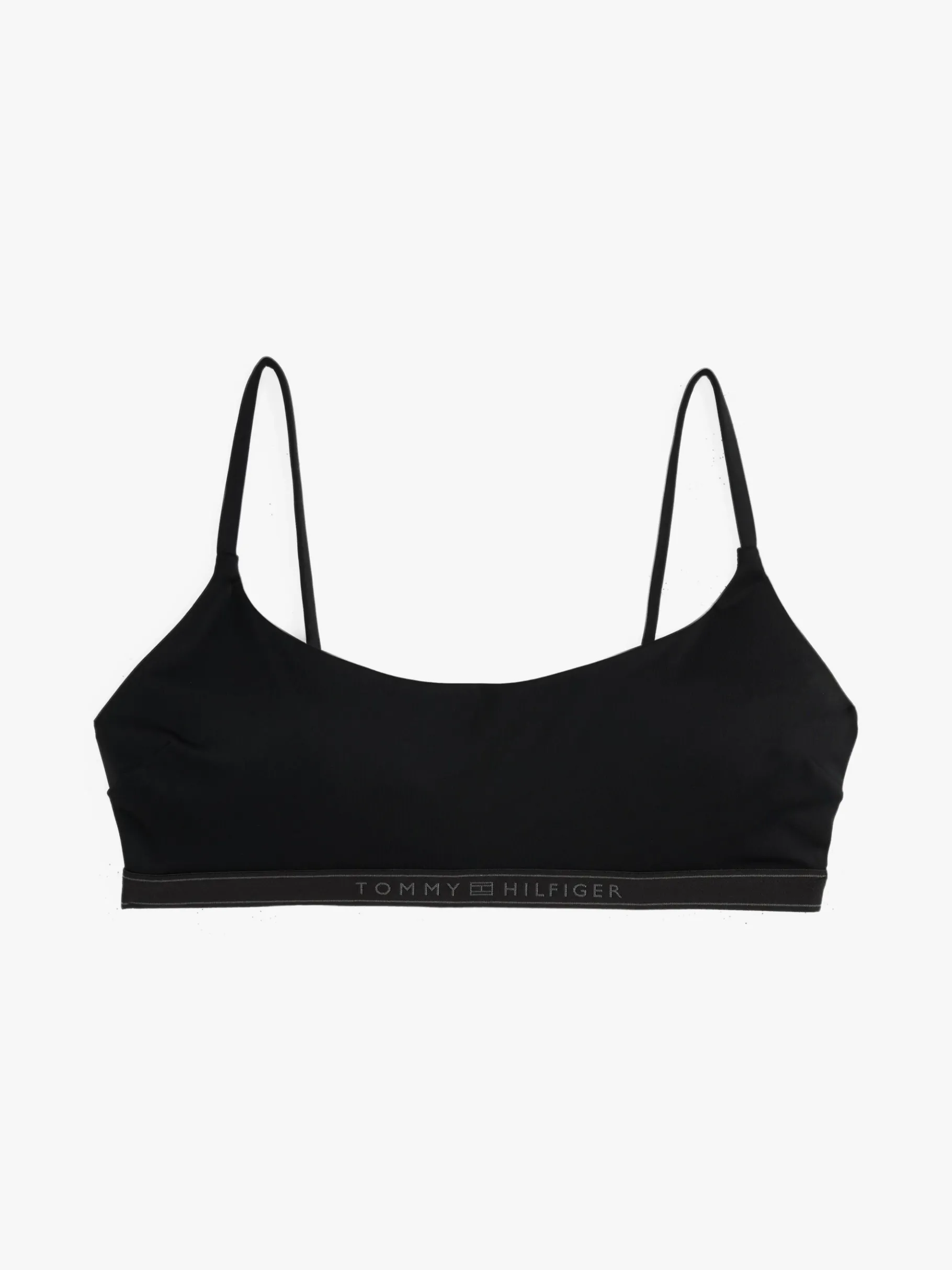 Tommy Hilfiger Bikini-Bralette mit gleichfarbigem Logo BLACK Outlet