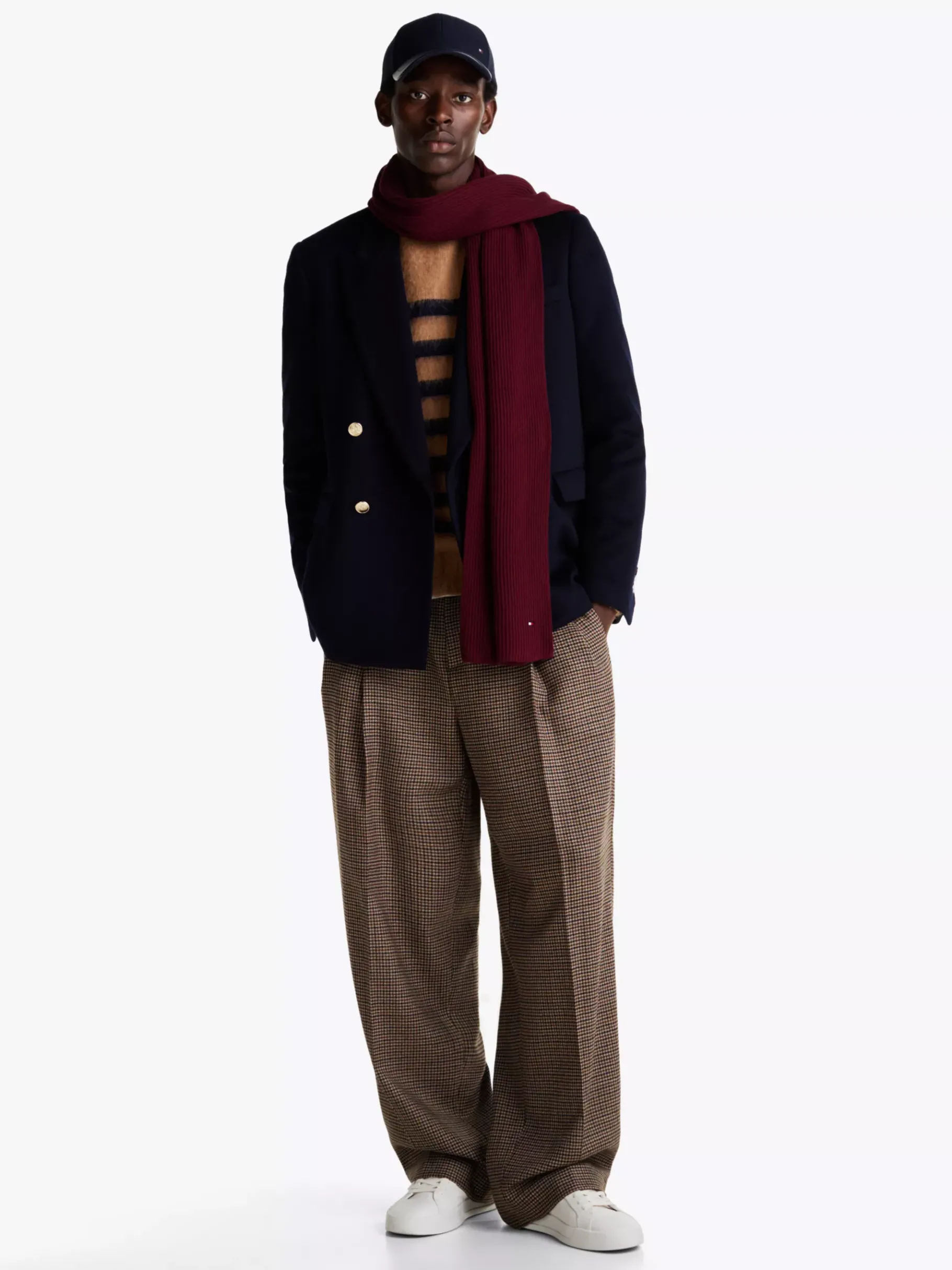 Tommy Hilfiger Blazer mit Kaschmir BLUE Sale