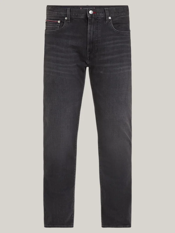 Tommy Hilfiger Bleecker schwarze Slim Jeans mit Fade-Effekt STARK BLACK Best