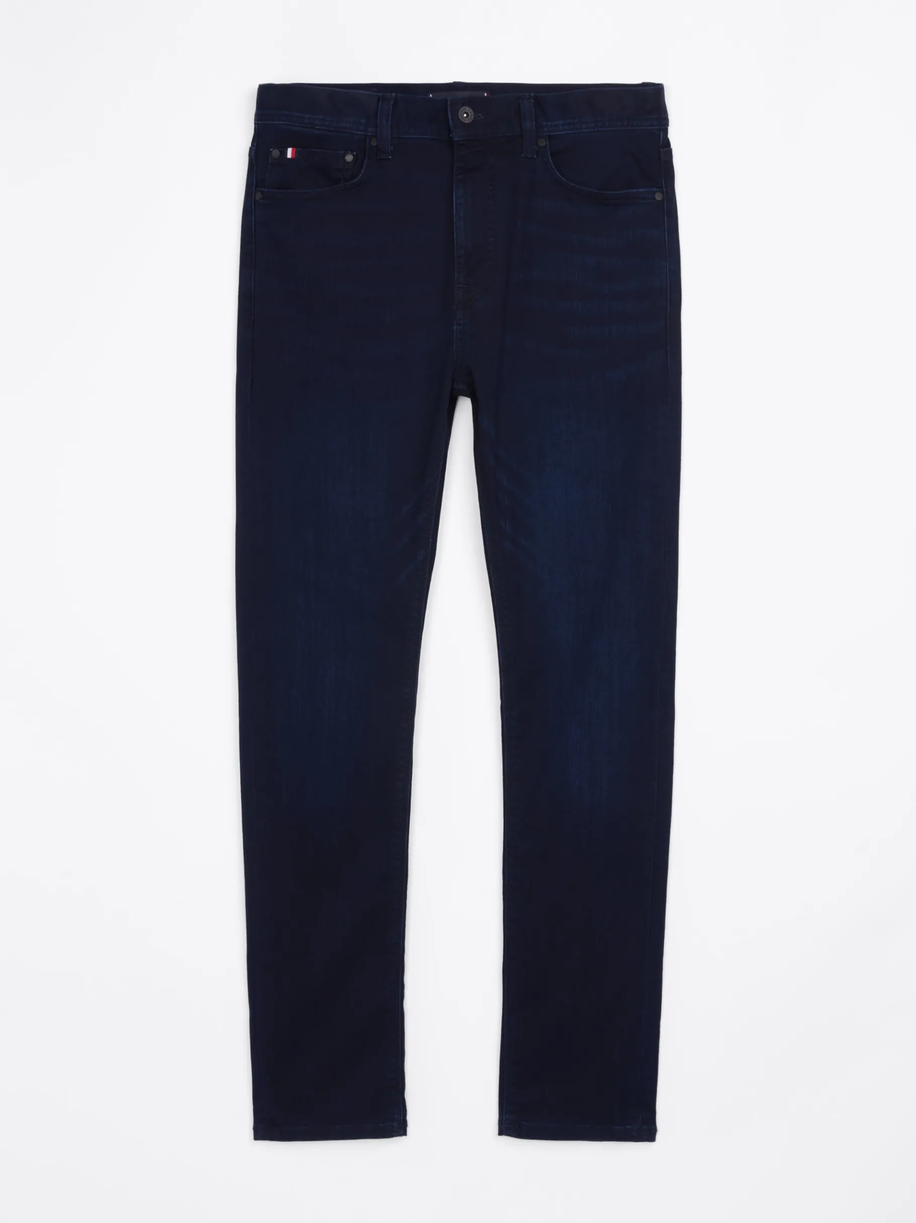 Tommy Hilfiger Bleecker Slim Jeans mit Wappen-Stickerei DENALI INDIGO Sale