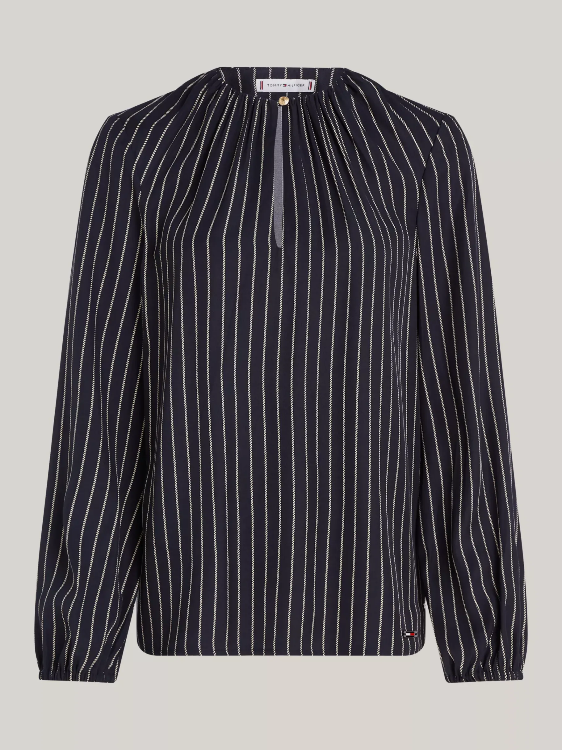 Tommy Hilfiger Bluse mit Seil-Streifen-Print ROPE STP/ DESERT SKY Sale