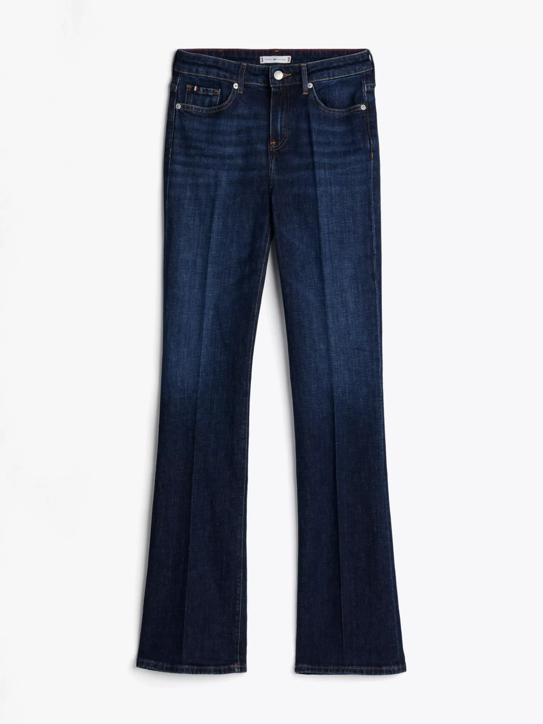 Tommy Hilfiger Bootcut Jeans mit mittelhohem Bund NOS DARK BLUE Fashion
