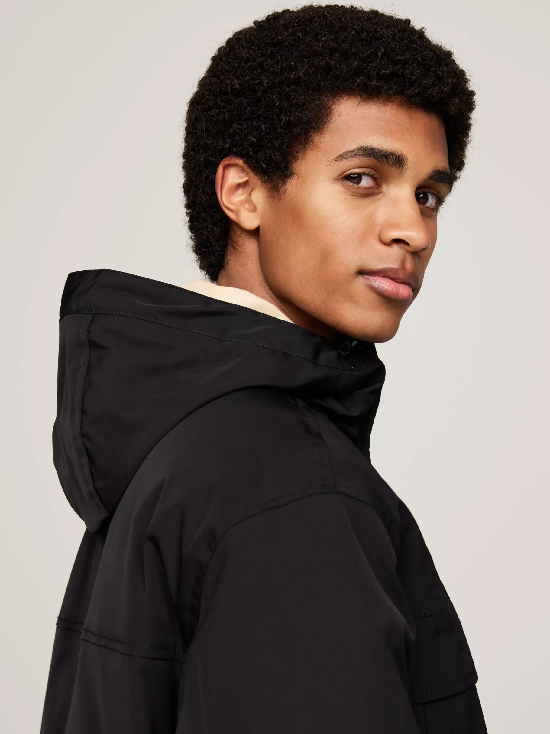 Tommy Hilfiger Canvas-Parka mit Daunen BLACK Flash Sale