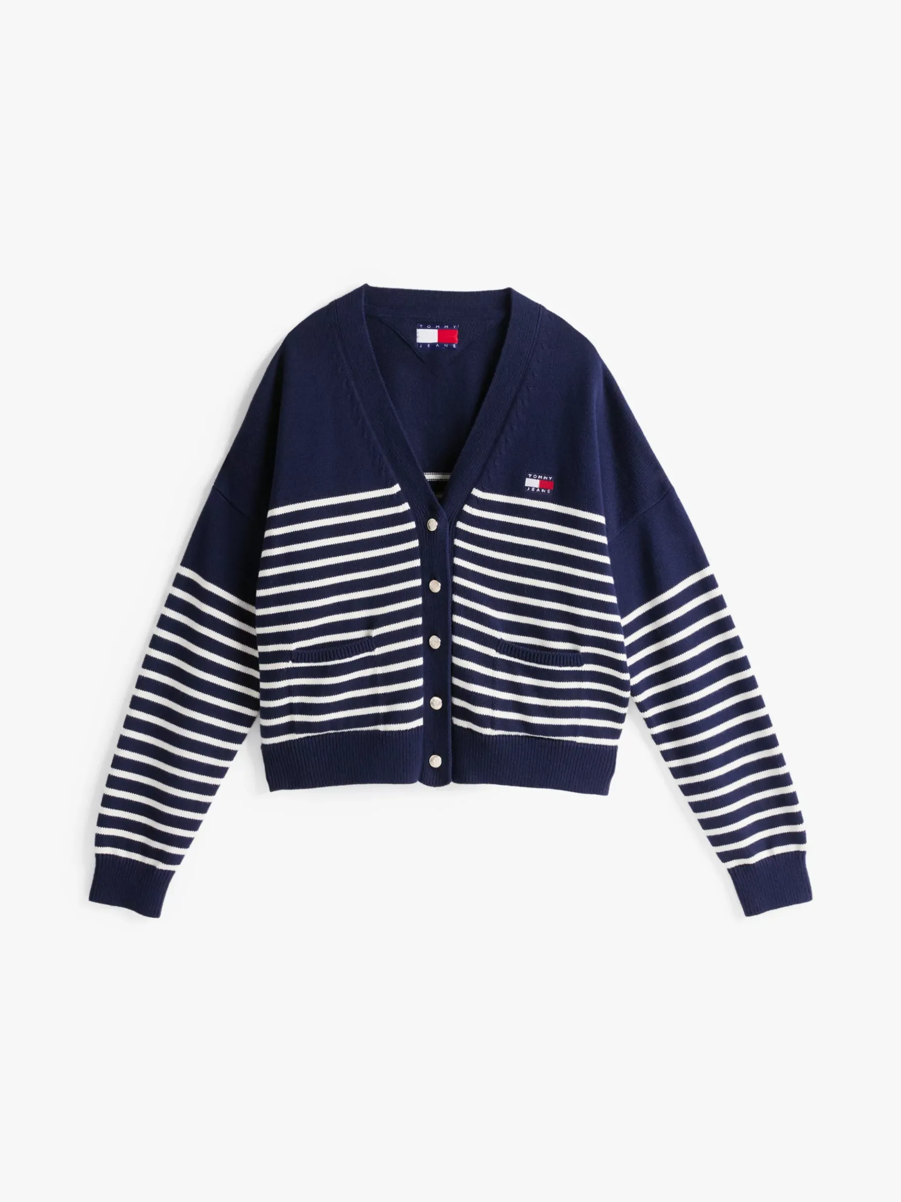 Tommy Hilfiger Cardigan mit Tommy-Badge DARK NIGHT NAVY Clearance