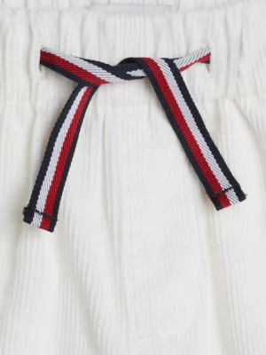 Tommy Hilfiger Cargohose aus Cord mit Tunnelzug ANCIENT WHITE Hot