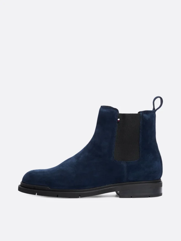 Tommy Hilfiger Chelsea-Boot aus Wildleder mit warmem Futter DESERT SKY Online