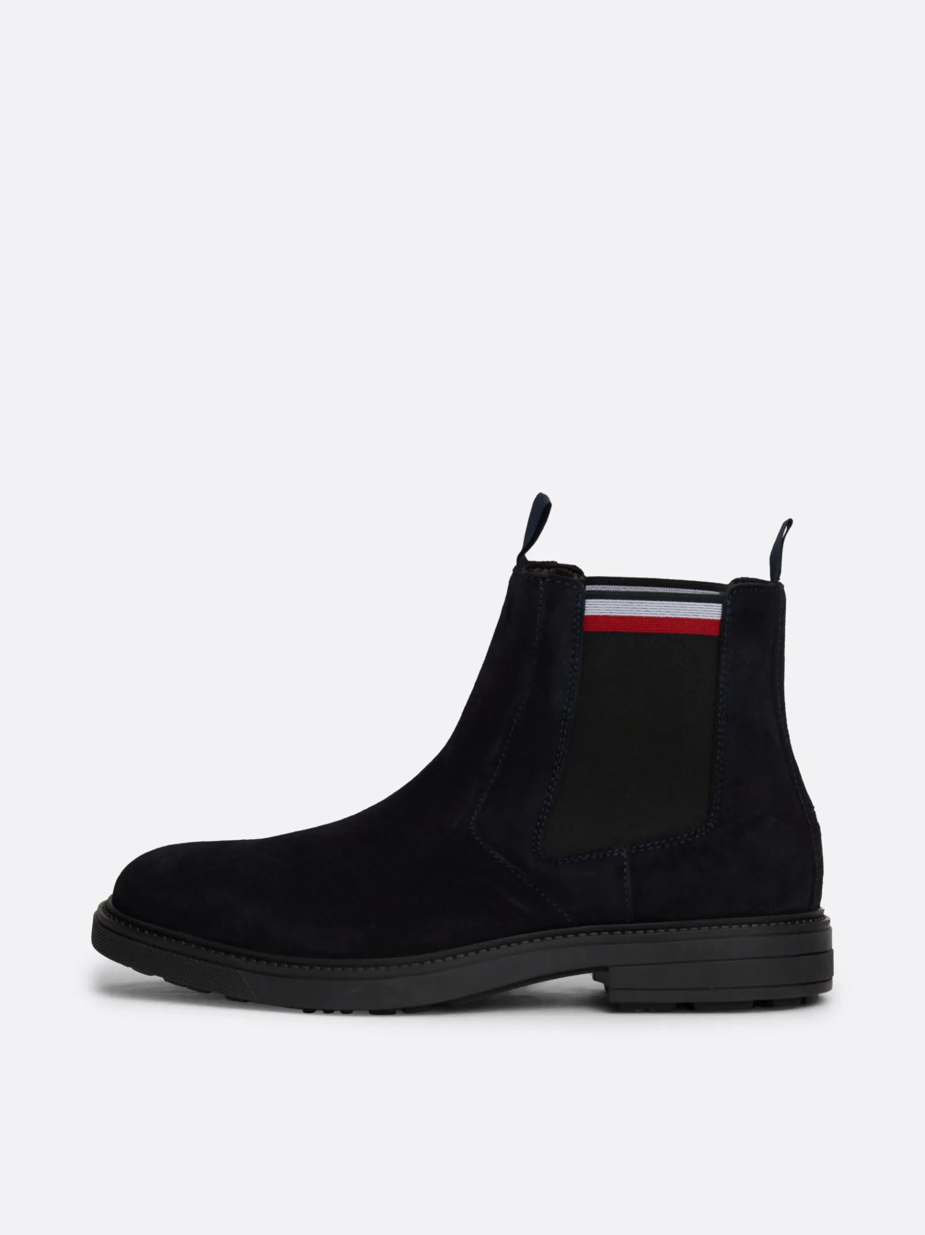 Tommy Hilfiger Chelsea-Boot aus Wildleder mit Tommy-Tape DESERT SKY Online