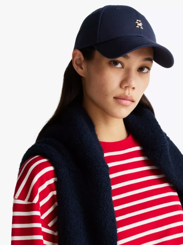 Tommy Hilfiger Chic Baseball-Cap mit TH-Monogramm SPACE BLUE Shop