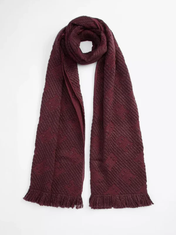 Tommy Hilfiger Chic Schal aus Wollmix RASPBERRY TRUFFLE Store