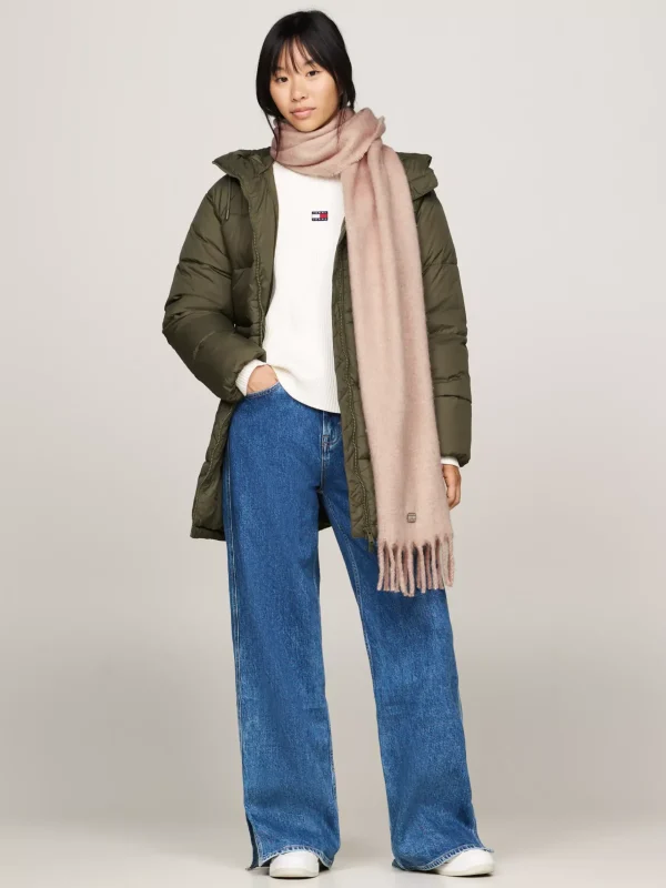 Tommy Hilfiger City Schal mit Metallic-Logo DRIFTY DUNES Best Sale