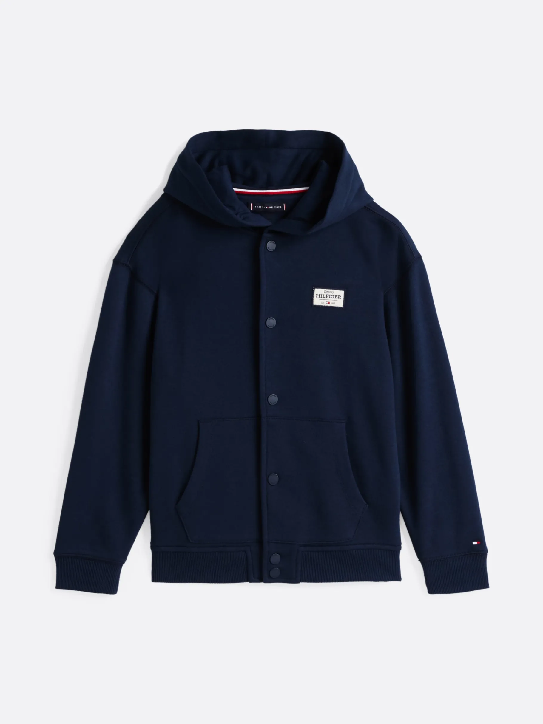 Tommy Hilfiger 1985 Collection Hoodie mit Druckknöpfen DARK NIGHT NAVY Fashion