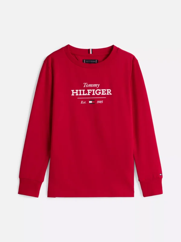 Tommy Hilfiger 1985 Collection Langarmshirt MEDIUM RED New