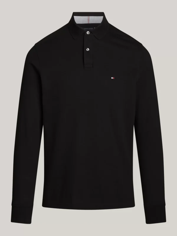 Tommy Hilfiger 1985 Collection Regular Fit Langarm-Poloshirt BLACK Online