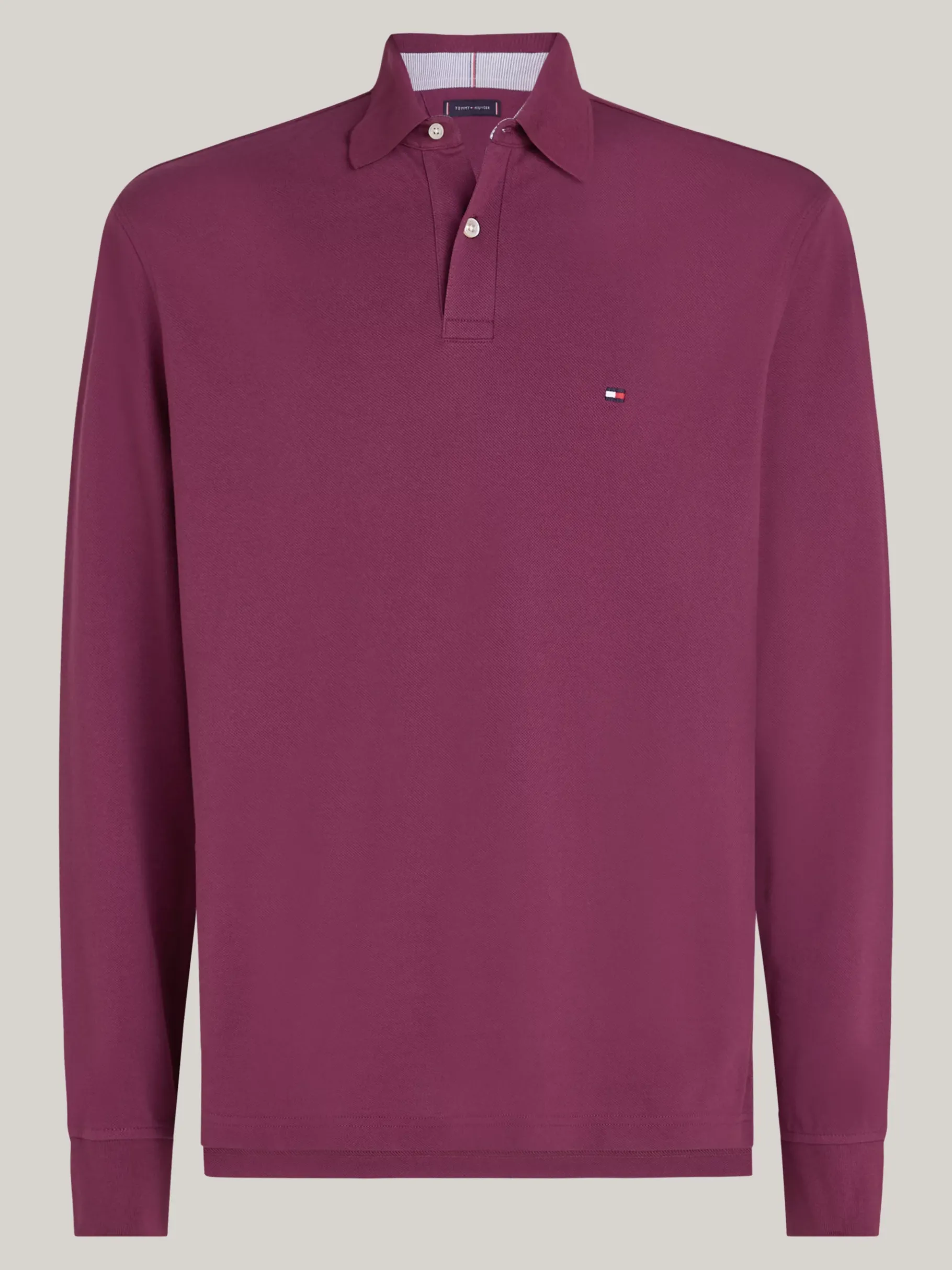 Tommy Hilfiger 1985 Collection Regular Fit Langarm-Poloshirt HERITAGE PLUM Fashion