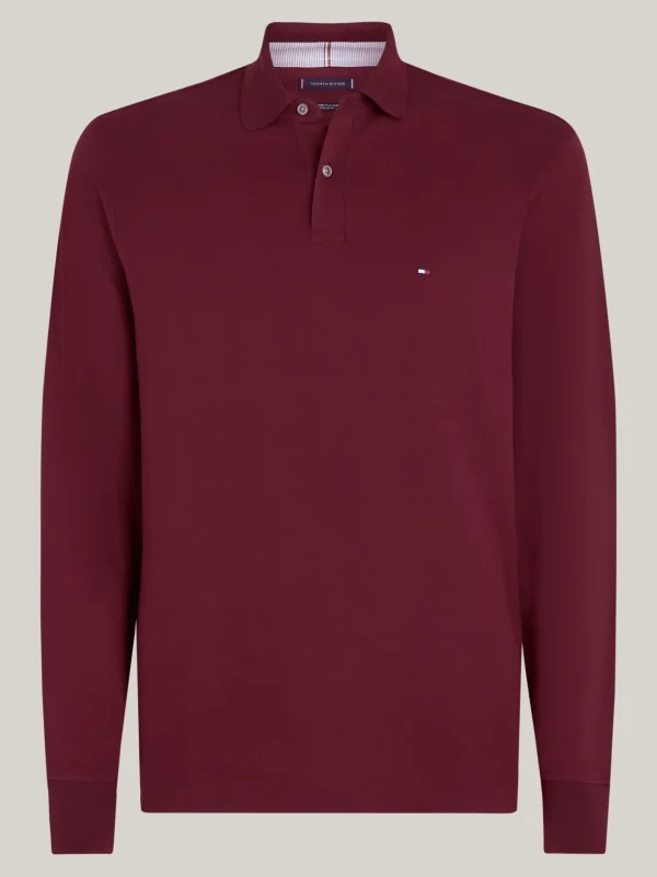 Tommy Hilfiger 1985 Collection Regular Fit Langarm-Poloshirt DEEP ROUGE Sale
