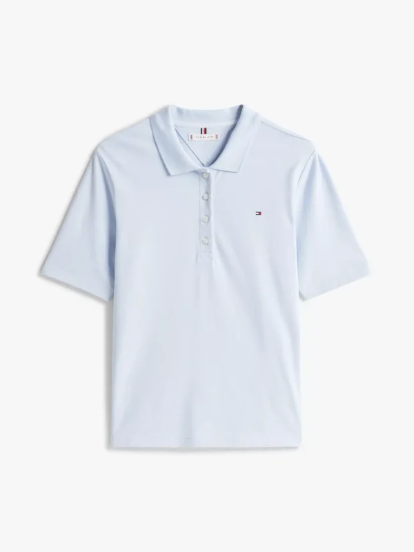 Tommy Hilfiger 1985 Collection Regular Fit Poloshirt BREEZY BLUE Flash Sale
