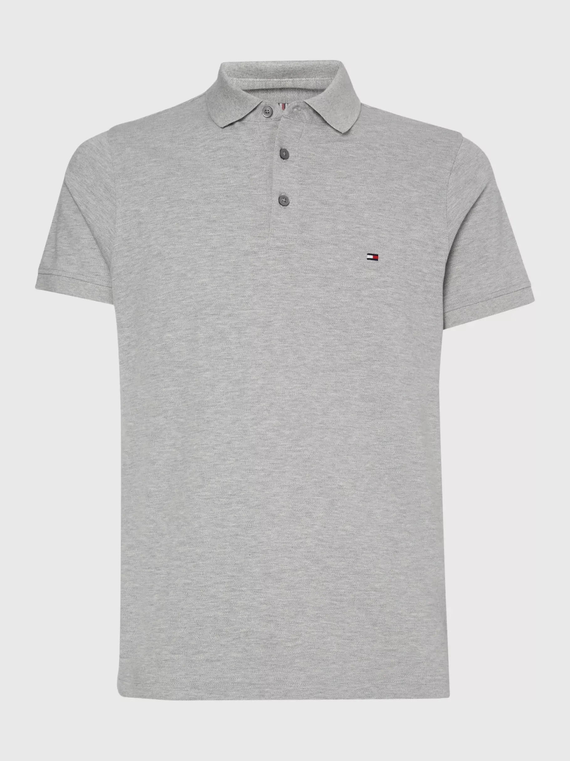 Tommy Hilfiger 1985 Collection Slim Fit Poloshirt LIGHT GREY HEATHER Cheap