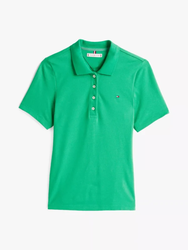 Tommy Hilfiger 1985 Collection Slim Fit Poloshirt RADIANT GREEN Best Sale