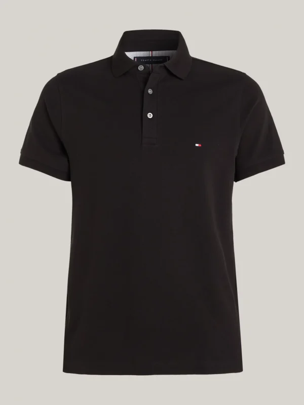 Tommy Hilfiger 1985 Collection Slim Fit Poloshirt BLACK Outlet
