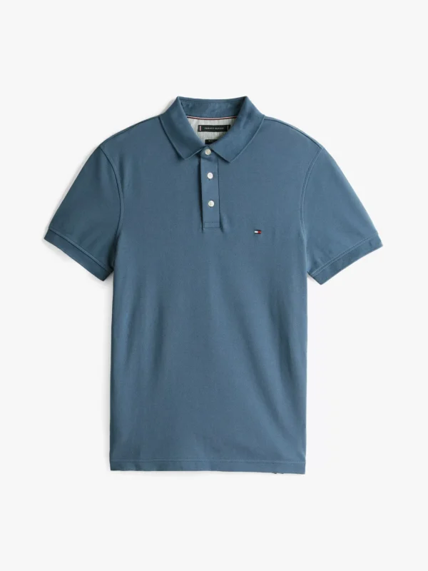 Tommy Hilfiger 1985 Collection Slim Fit Poloshirt AEGEAN SEA Store