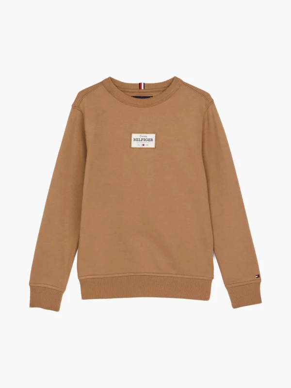 Tommy Hilfiger 1985 Collection Sweatshirt mit Patch HICKORY Shop