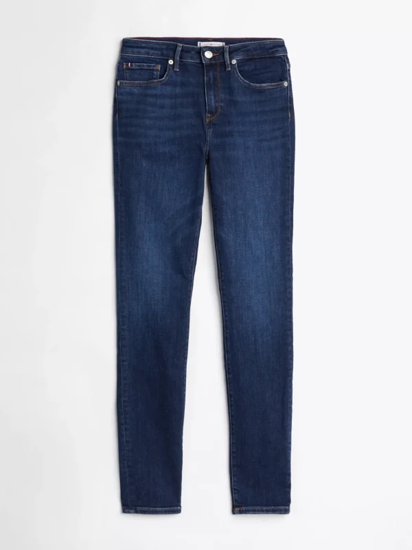 Tommy Hilfiger Como Skinny Jeans mit mittelhohem Bund NOS DARK BLUE Clearance