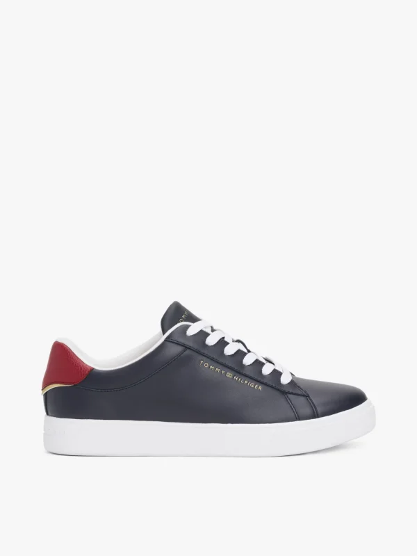 Tommy Hilfiger Court-Sneaker aus Leder SPACE BLUE Online