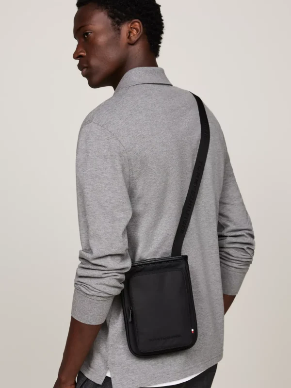Tommy Hilfiger Crossbody-Tasche mit Logo BLACK Sale