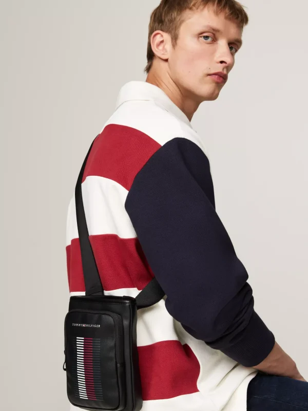 Tommy Hilfiger Crossbody-Tasche mit Piqué-Struktur BLACK Discount