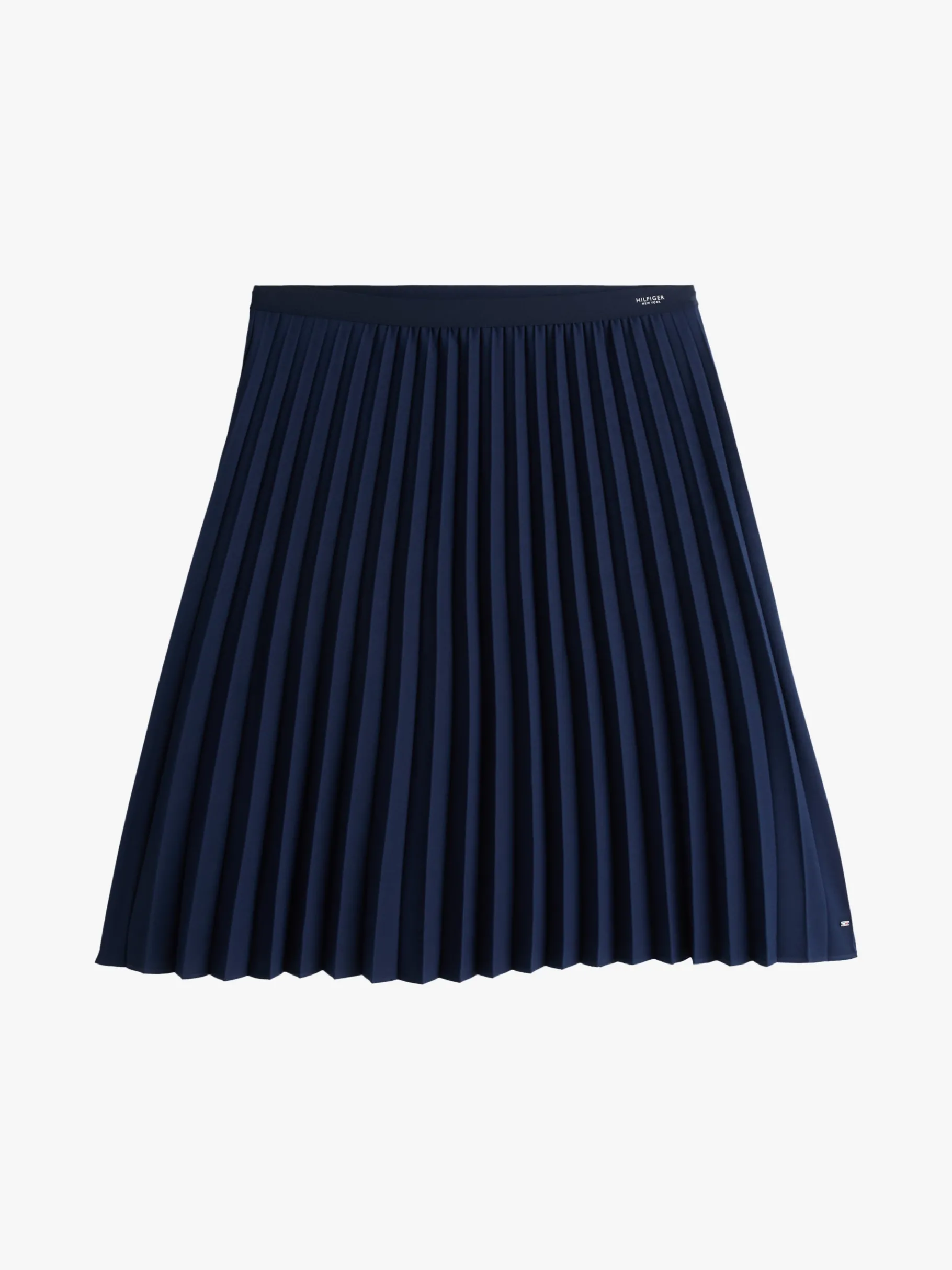 Tommy Hilfiger Curve Midi-Faltenrock DARK NIGHT NAVY Sale
