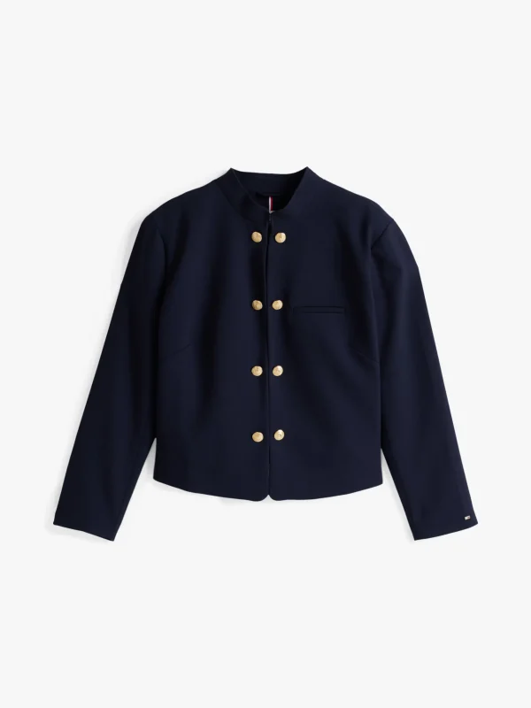 Tommy Hilfiger Curve Slim Fit Blazer mit Mandarinkragen DARK NIGHT NAVY Fashion