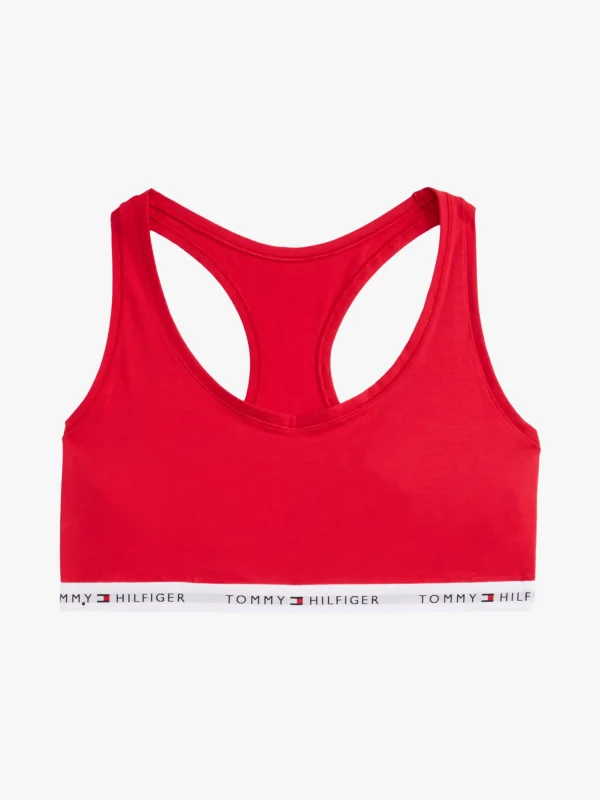 Tommy Hilfiger Curve Tommy Icons ungepolstertes Bralette PRIMARY RED Best Sale
