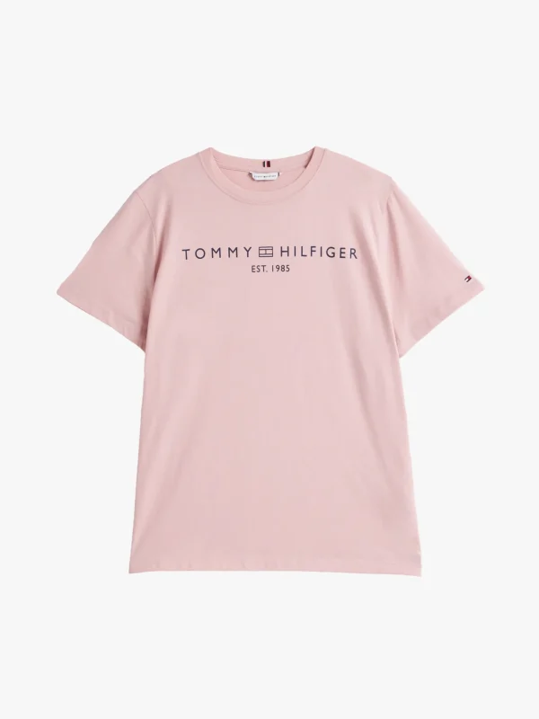 Tommy Hilfiger Curve T-Shirt mit Rundhalsausschnitt FOGGY PINK Best Sale