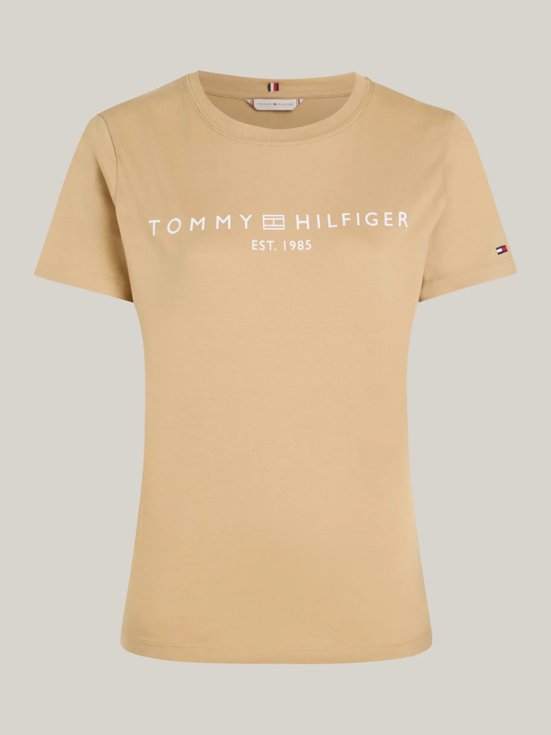 Tommy Hilfiger Curve T-Shirt mit Rundhalsausschnitt CLASSIC KHAKI Fashion