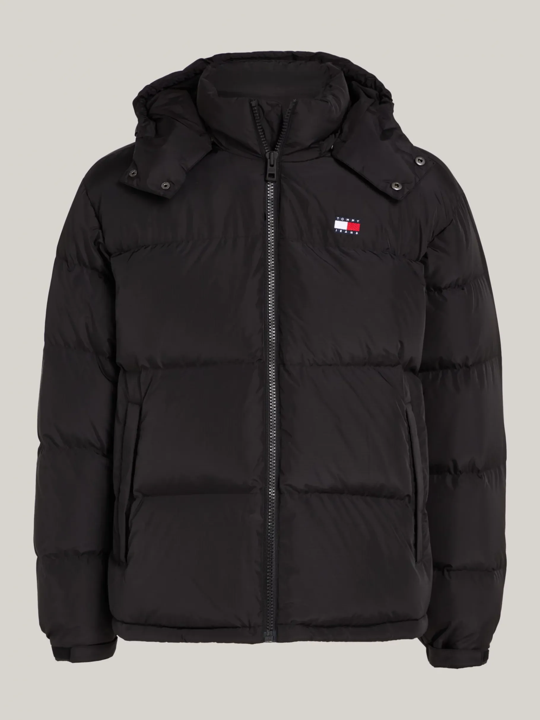 Tommy Hilfiger Daunengefüllte Alaska Puffer-Jacke BLACK Flash Sale