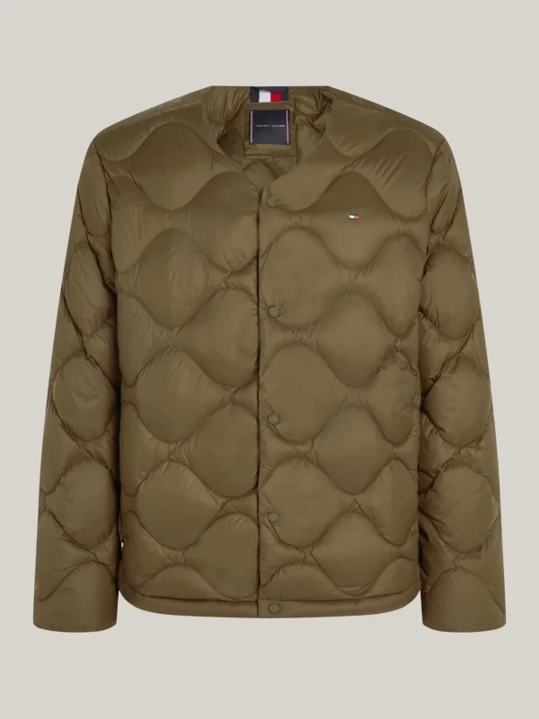 Tommy Hilfiger Daunengefüllte Jacke mit Zwiebel-Steppung ARMY GREEN Flash Sale