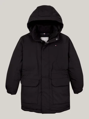 Tommy Hilfiger Daunengefüllte Relaxed Fit Pufferjacke BLACK Flash Sale