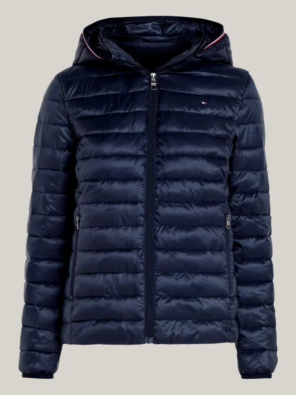 Tommy Hilfiger Daunenjacke mit Kapuze und Reißverschluss DESERT SKY Flash Sale