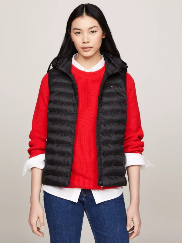 Tommy Hilfiger Daunen-Steppweste BLACK Cheap