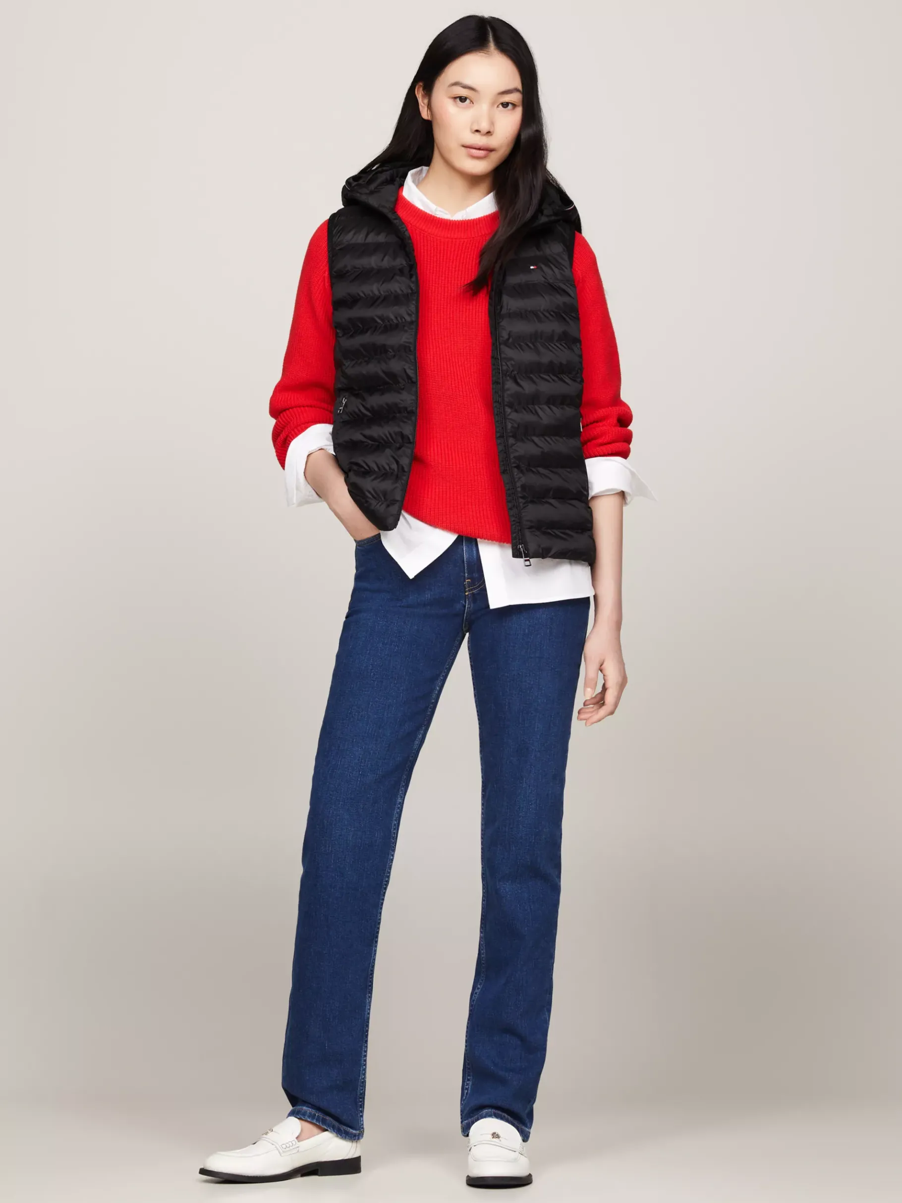 Tommy Hilfiger Daunen-Steppweste BLACK Cheap