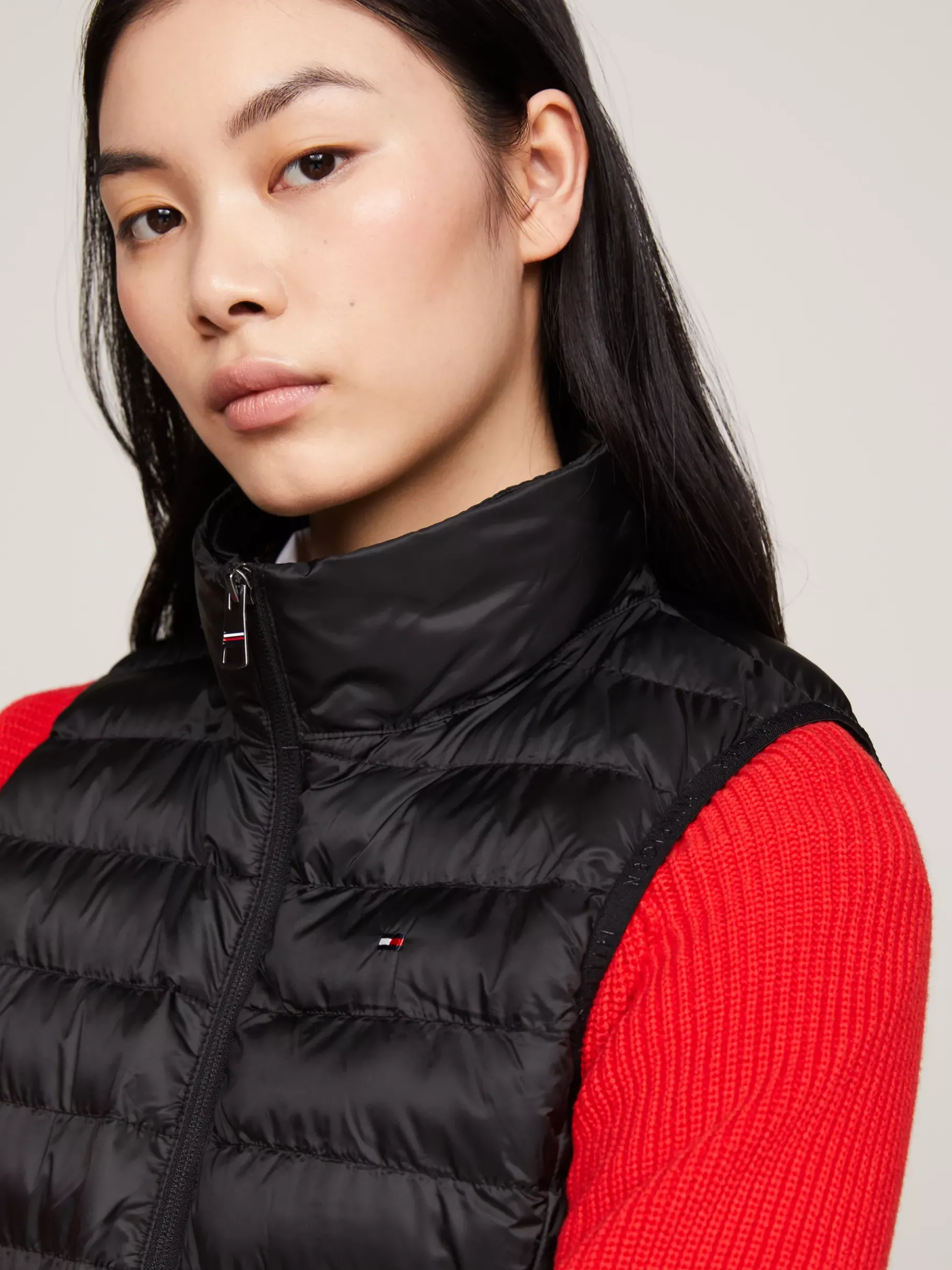 Tommy Hilfiger Daunen-Steppweste BLACK Cheap